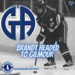 Alex Brandt head to Gilmour Academy to play hockey