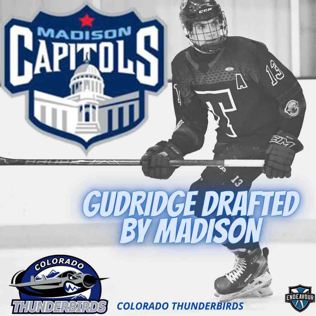Jordan Gudridge Drafted By Madison Capitals of the USHL