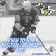 RYAN TO JOIN NASHVILLE JR. PREDATORS U18