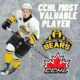 SEAN JAMES NAMED CCHL MOST VALUABLE PLAYER
